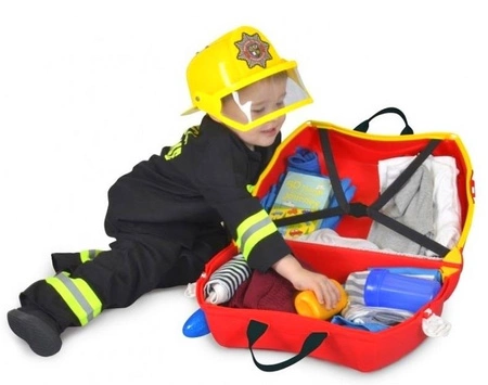 Jeżdząca walizeczka Trunki - Wóz strażacki Frank