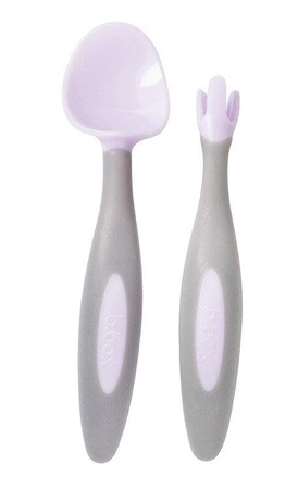 Pierwsze sztućce BLW dla niemowląt, Gelato Boysenberry, b.box