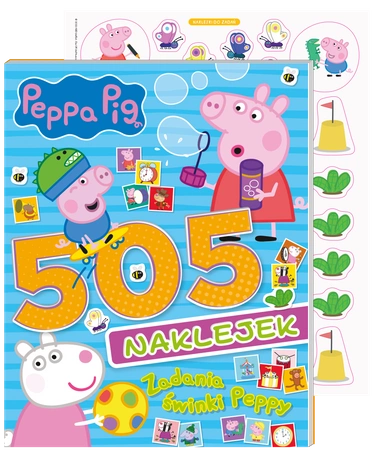 Zadania świnki Peppy. Świnka Peppa. 505 naklejek