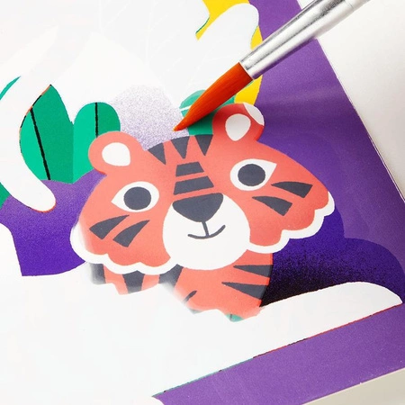 Mudpuppy Kolorowanka wodna wielorazowa Magia kolorów Las deszczowy 2+