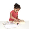 Zestaw drewnianych stempli Deluxe Litery i cyfry Melissa and Doug 40118