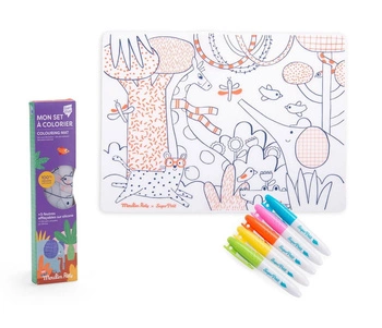 Display 10 silikonowych mat do kolorowania 102647