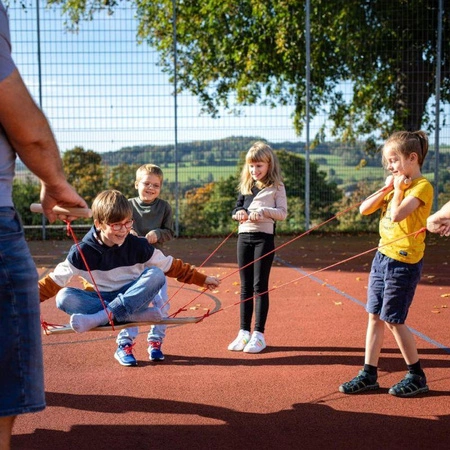 Drewniana deska do balansowania w powietrzu 2w1 gra zespołowa i dysk z labiryntem Team Spirit 44375 Erzi