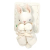 Kocyk przytulanka z bawełny organicznej GOTS, Cream Bunny, ThreadBear Design