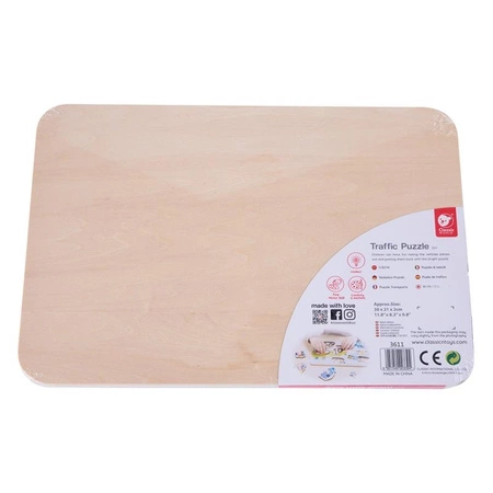 CLASSIC WORLD Układanka Ruch Drogowy 8 el.