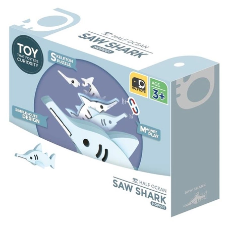 Halftoys Magnetyczna Składana Ryba Piła z Książeczką