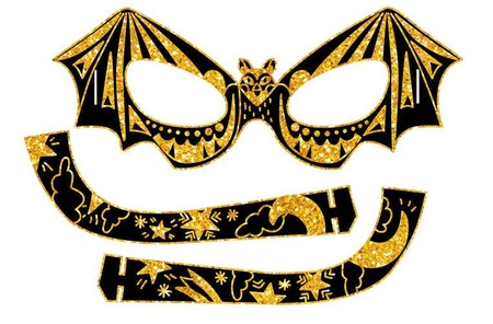 Zestaw kreatywny Zdrapywanki Maski i okulary Zwierzęta 5+, Janod