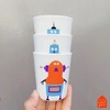 Mały kubek do napojów dla dziecka, seria Roboty | Maison Petit Jour®