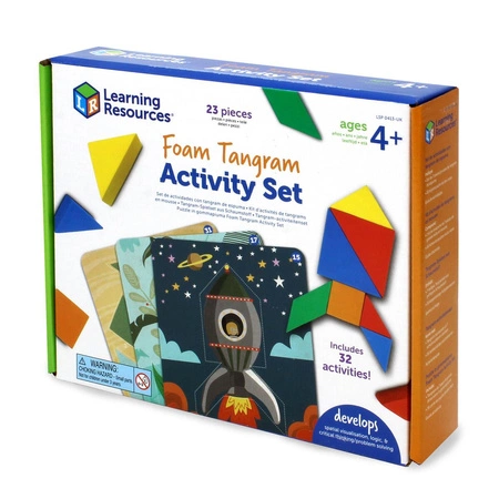 Tangram, Układanka, Łamigłówka, Piankowa Gra Logiczna