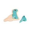 Puzzle progresywne drewniane Dinozaury 4 układanki – 2, 3, 4 i 5 elementów 18 m+, Janod
