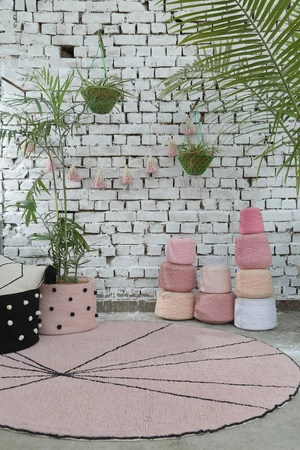 Lorena Canals Girlanda Pom Pom Tie-Dye Pink