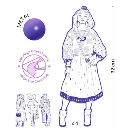 Kolorowanki elegantki - ZAHO DJ09546