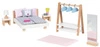 Drewniane meble dla lalek Sypialnia Miś Goki 51468 domki laleczki