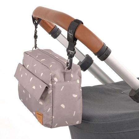 Lassig Casual Label Torebka-organizer do wózka 2w1 Blocks taupe