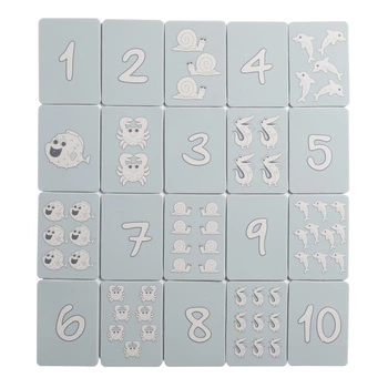 Silikonowe karty do gry Scrunch - Błękitny