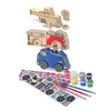Zestaw do kreatywnej zabawy figurki drewniane Psi Patrol Wooden Craft Kit – Vehicles Melissa and Doug 33266