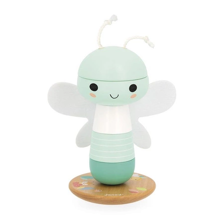 Janod Układanka piramida drewniana Ważka Pure 12 m+