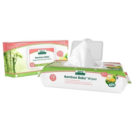 Aleva Bambusowe Chusteczki Sensitive 72szt