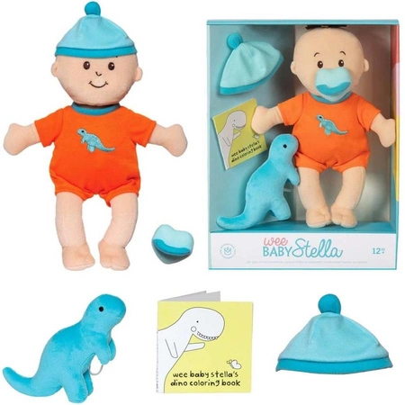 Przytulanka Tim Dino Baby Stella 156300-Manhattan Toy, lalki dla dziewczynek