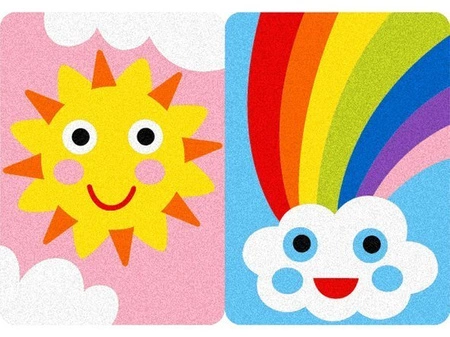 Album do kolorowania piaskiem Pierwsze obrazki 3l+ SABBIARELLI