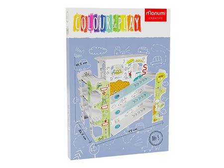 Kolorowanka 3D do składania XXL Parking 4l+ MONUMI