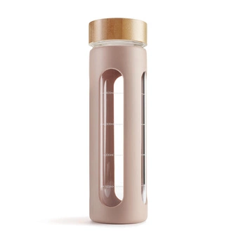 Butelka szklana z zakrętką 600 ml Miquelrius - Pink