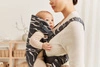BABYBJORN MINI Cotton – nosidełko, Antracyt/Landscape Print 