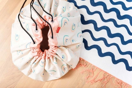 Play&Go Worek na Zabawki i Mata do Zabawy 2w1 Rainbow