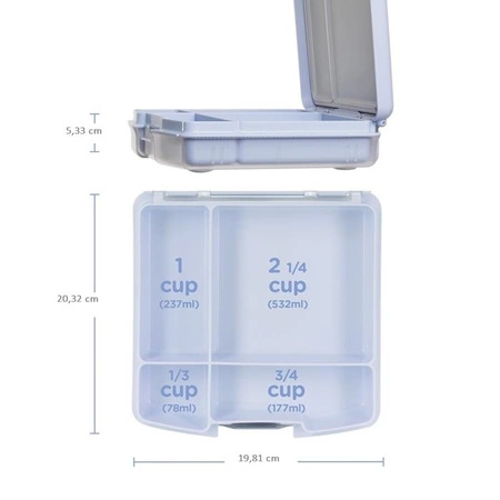 Ubbi Lunchbox Bento Cloudy Blue