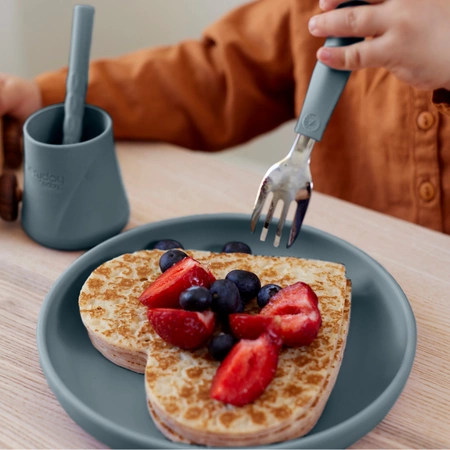 Talerzyk silikonowy bez przyssawki, morski, Everyday Baby