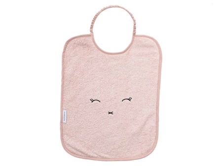 Śliniak bambusowy XL Różowy 0m+ BAMBOOM