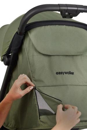 Easywalker Miley² Kompaktowy wózek spacerowy z torbą transportową Sage Green