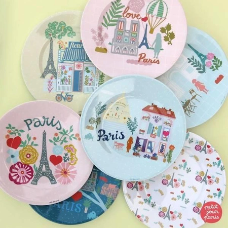 Talerz deserowy fi 20 cm Paryż Emilii | Petit Jour Paris®