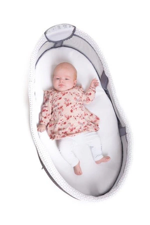 B-Łóżeczko / gondola z lampką i muzyką Grey