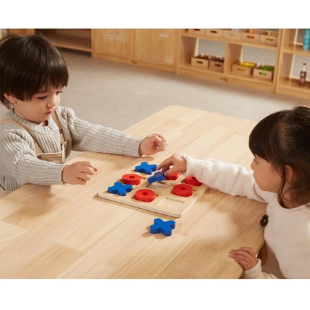 Viga Drewniana Gra Klasyczna Kółko i Krzyżyk