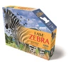 MADD CAPP, Puzzle konturowe I AM - Zebra 1000 elem.