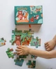Auzou Puzzle Leśny świat + kartonowe zwierzątka 3+ 56567