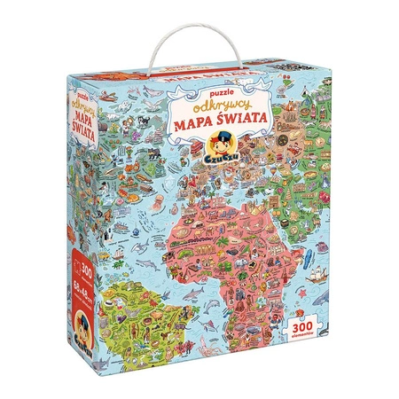 Puzzle odkrywcy Mapa świata  CzuCzu