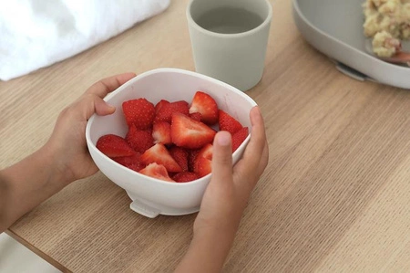 USZKODZONE OPAKOWANIE Beaba Komplet naczyń z silikonu z przyssawką Sage Green