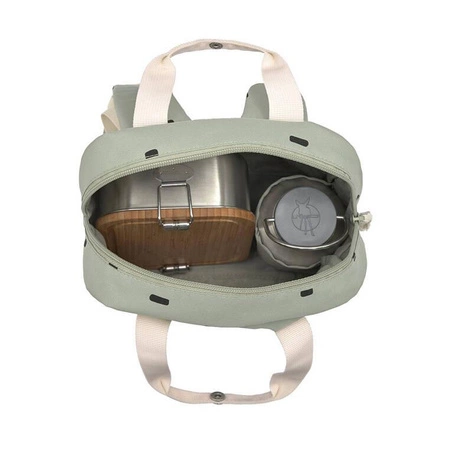 Lassig Plecak mini kwadratowy Happy Prints oliwkowy