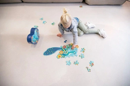 Scratch, Puzzle konturowe Serce 40 elem.