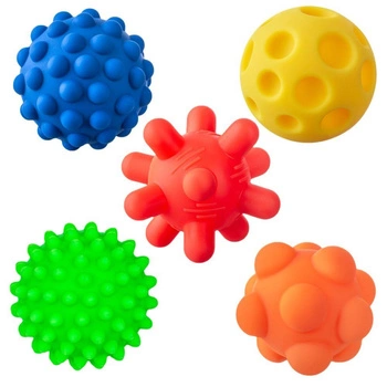 Piłki Sensorki Tullo - 5 piłeczek bez dziurek