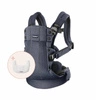 BABYBJORN - nosidełko Harmony 3D Mesh, Antracyt + śliniaczek do nosidełka Harmony
