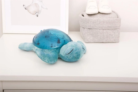 Cloud b®Tranquil Turtle™ Żółw podwodny niebieski - Lampka i pozytywka