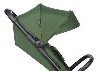Easywalker Jackey² XL Komfortowy, samoskładający się wózek spacerowy z torbą transportową i osłoną przeciwdeszczową Deep Green