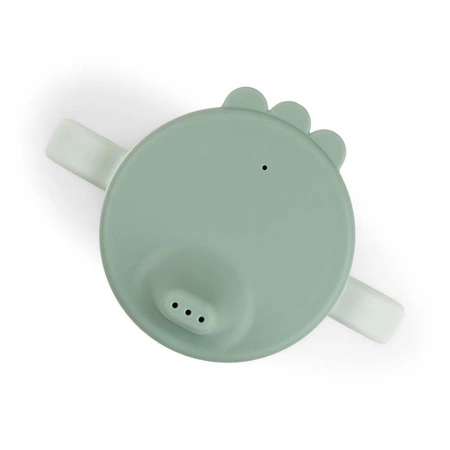 Done by Deer Kubek z Ustnikiem Foodie Happy Dots Green