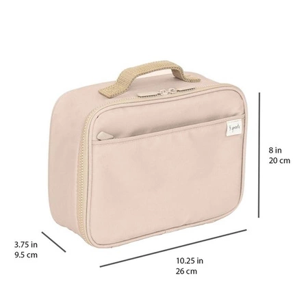 3 Sprouts Lunch Bag - Torba na lunch - Recycled Taupe