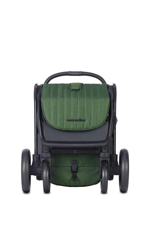 Easywalker Jackey² XL Komfortowy, samoskładający się wózek spacerowy z torbą transportową i osłoną przeciwdeszczową Deep Green