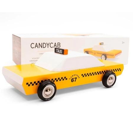 Candylab Samochód Drewniany Taxi Cab