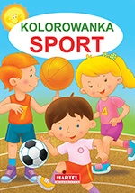 Sport kolorowanka